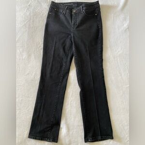 TALBOTS Flawless High-Rise Barely Boot Black Jeans Size 6P